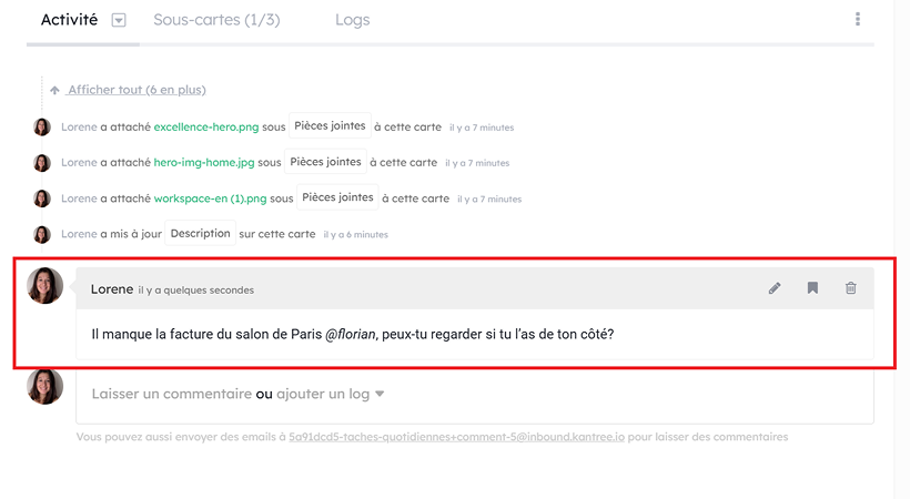 Commentaires et historique