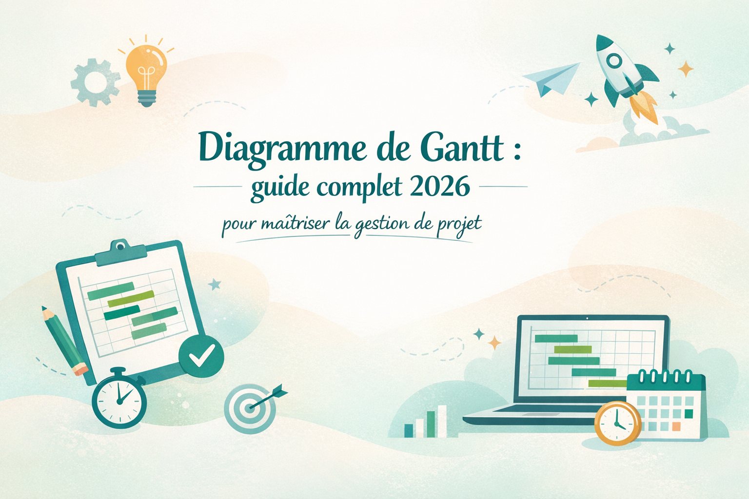Diagramme de Gantt : guide complet 2026 pour maîtriser la gestion de projet