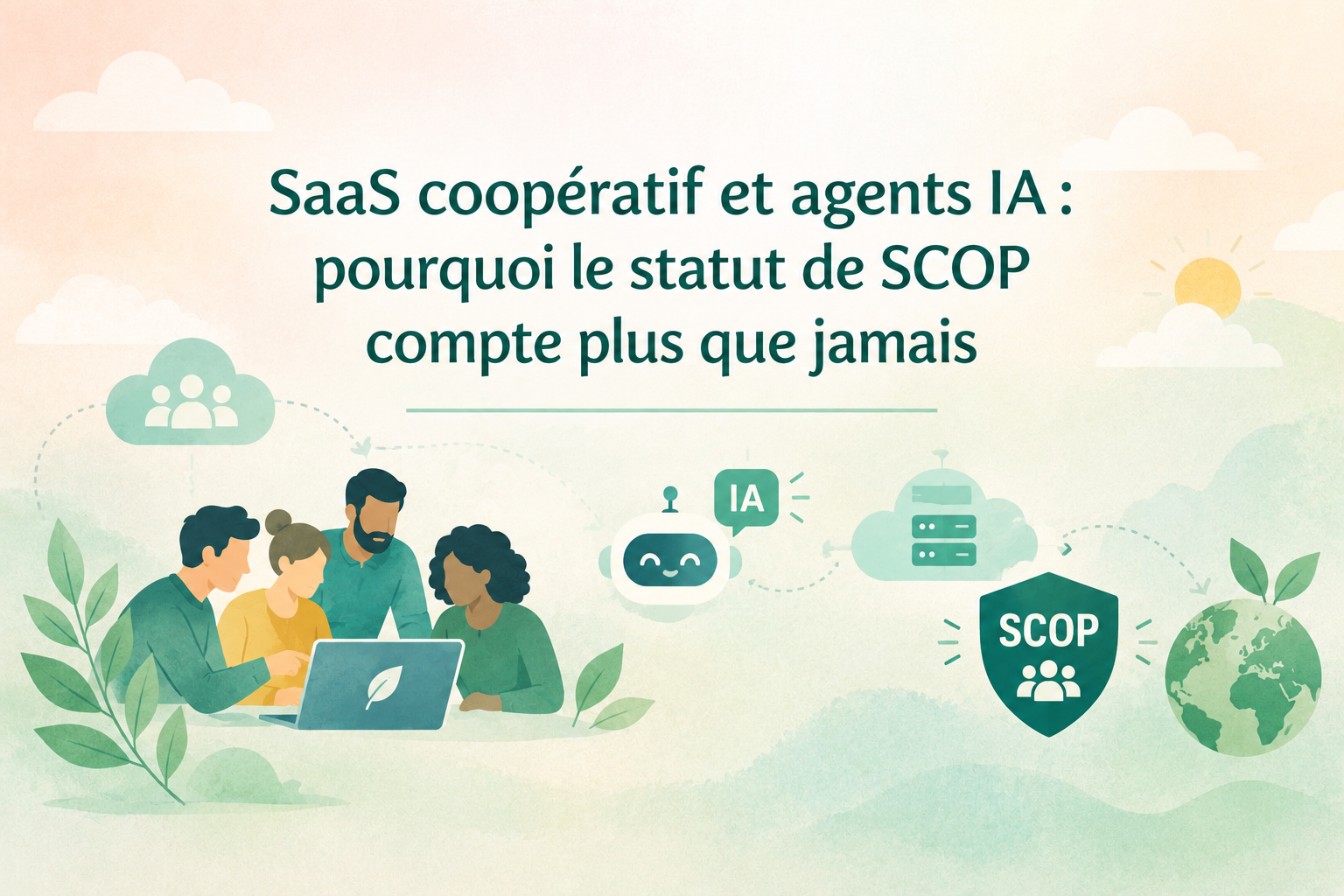 SaaS coopératif et agents IA : pourquoi le statut de SCOP compte plus que jamais