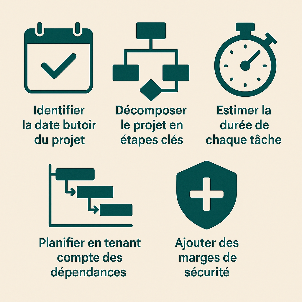 Infographie Retroplanning