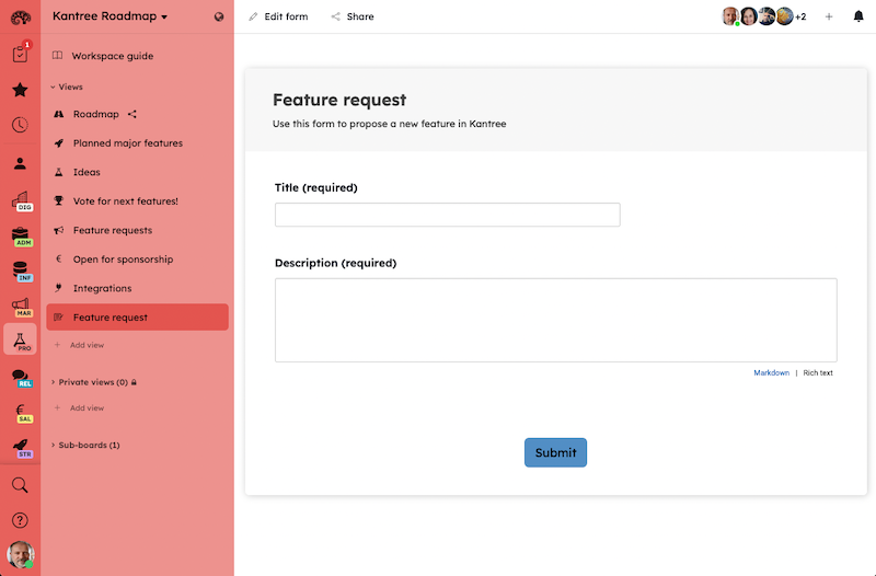 Comment configurer et utiliser les formulaires de projet