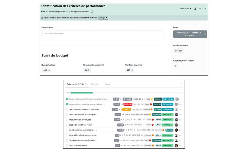 kantree subtasks